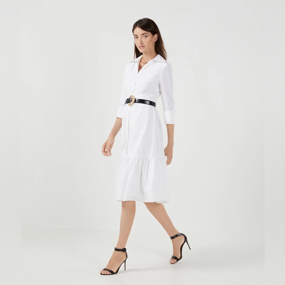 ROZLYN LONG SLEEVE MIDI DRESS